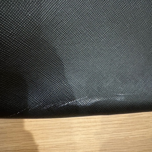 PRADA Saffiano Cuir Small Leather Prada Bag, Black/Red, used condition - Picture 6 of 16